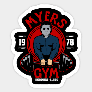 Myers Gym Sticker